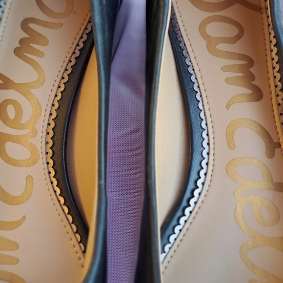 Sam Edelman loafer type shoe turquoise heel - Picture 2 of 6